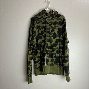 A BATHING APE 001ZPC201018X SHARK FULL ZIP HOODIE SIZE XL